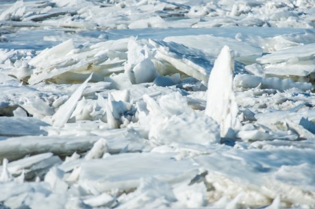 Ice on the Hudson River